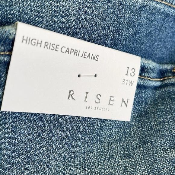 NWT Risen High Rise Capri Jeans. - Picture 7 of 7